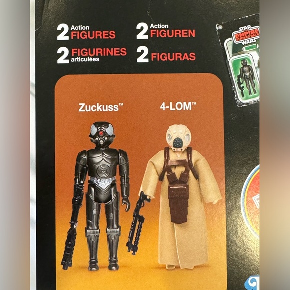 NEW Star Wars Retro Empire Strikes Back Figures Zuckuss & 4-Lom. New in box. - Picture 2 of 6